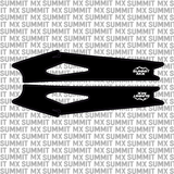 Surron Hyper Bee swing arm decal by Summit MX — Minimal style option