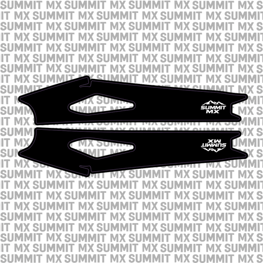 Surron Hyper Bee swing arm decal by Summit MX — Minimal style option