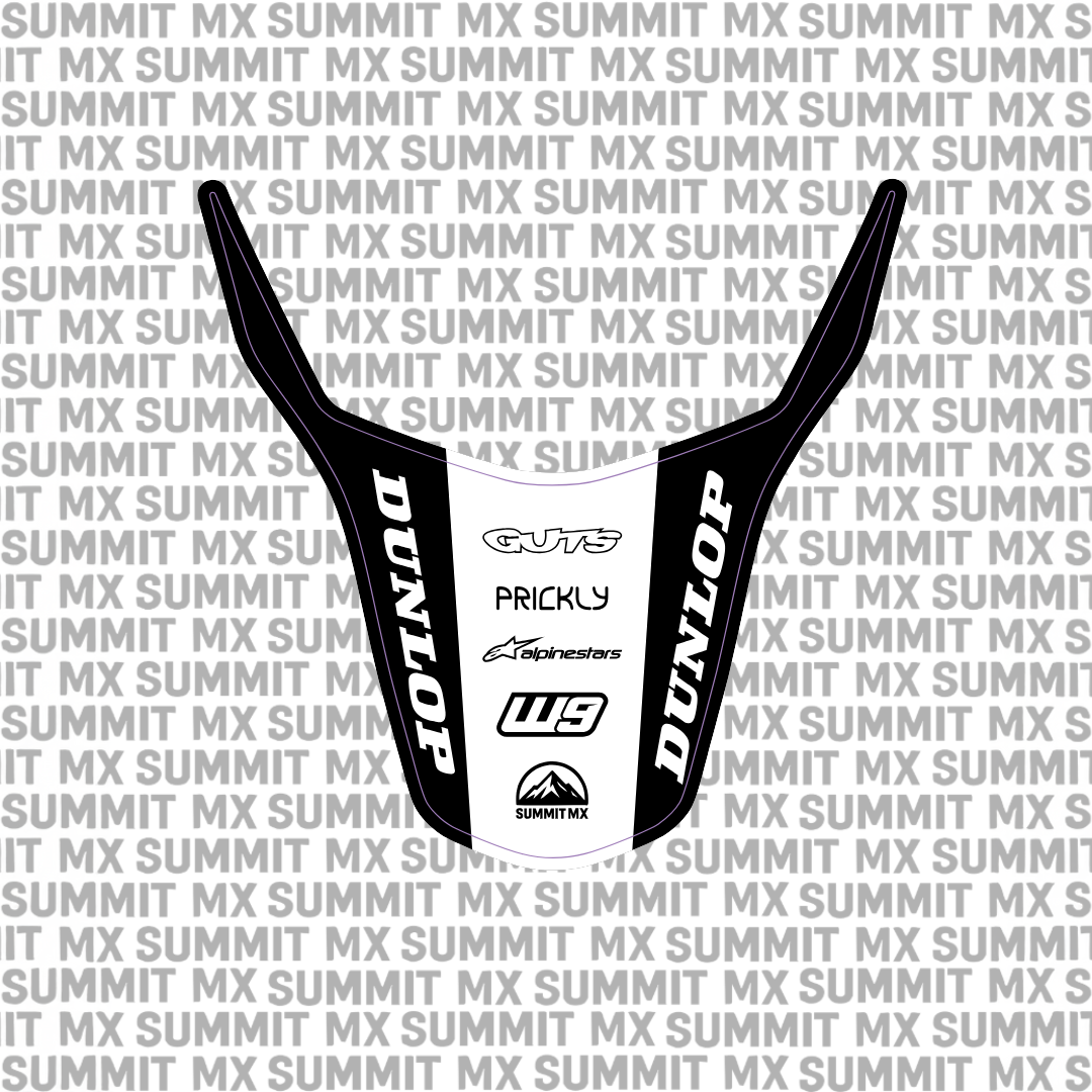 Surron Light Bee X rear fender decal by Summit MX — Stripe style