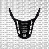 Surron Light Bee X rear fender decal by Summit MX — Topographical style