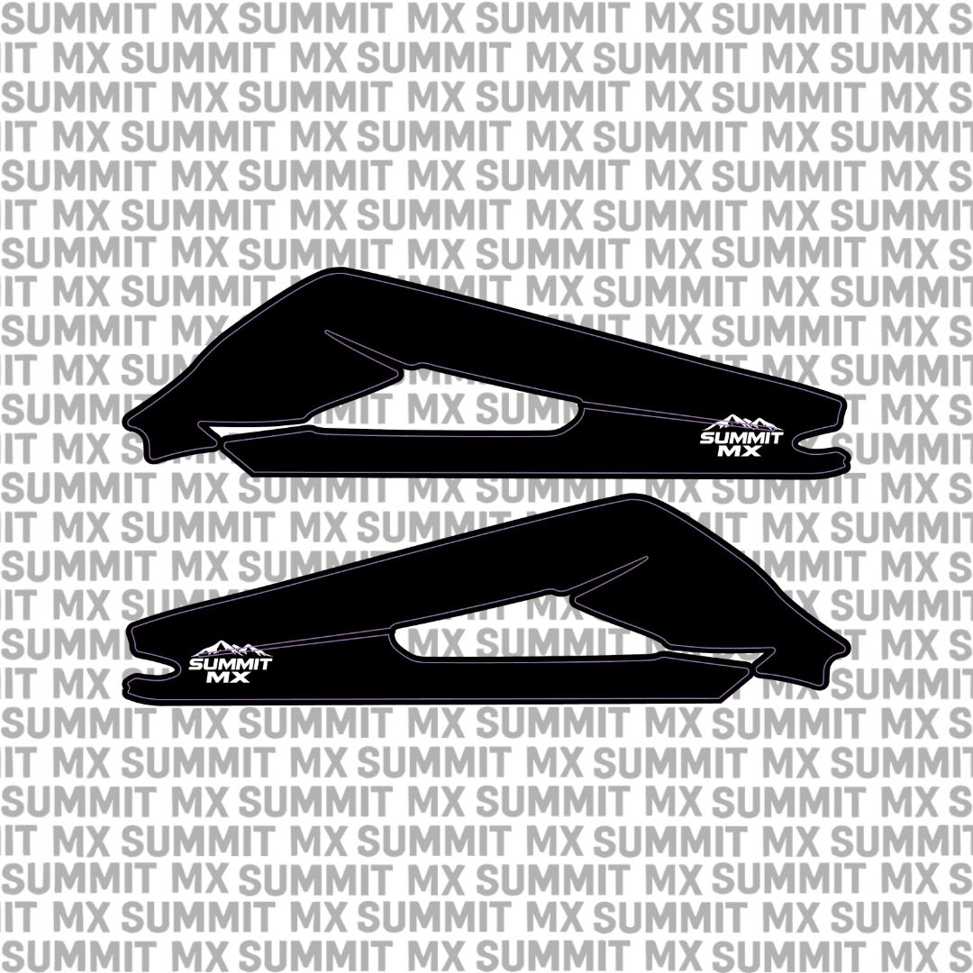 Surron Light Bee X swing arm decal by Summit MX — Carbon Fiber style option