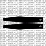 Surron Storm Bee swing arm decal by Summit MX — Minimal style option
