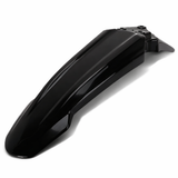 Surron Front Fender in gloss black — angled view