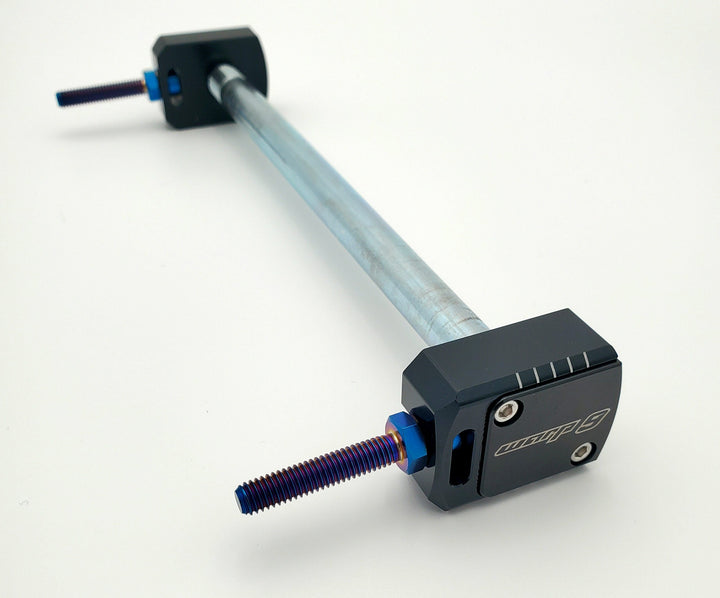 Lockdown axle blocks for Talaria Sting — steel backing plate