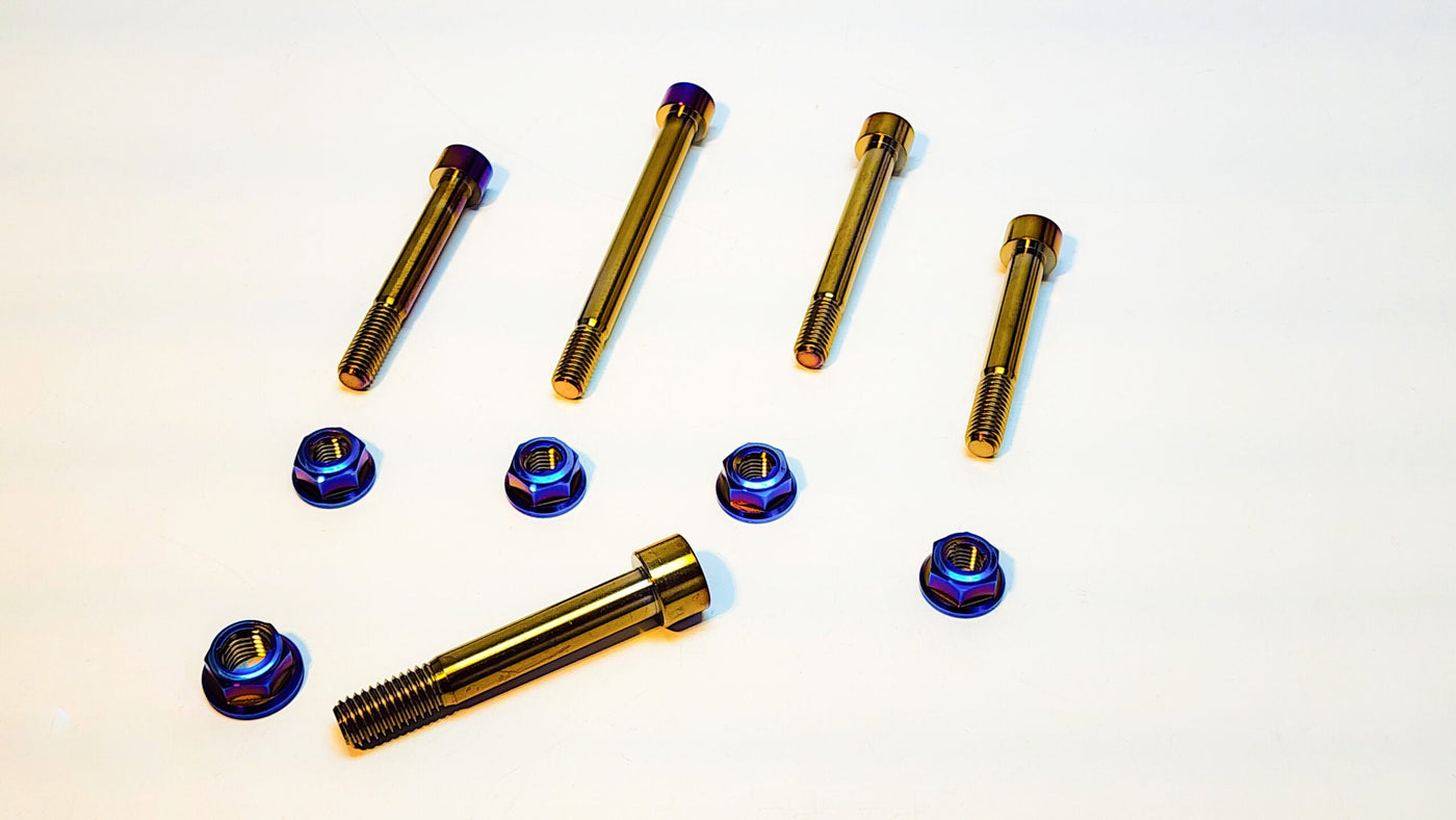 Titanium rear linkage bolt kit for Talaria Sting — full kit