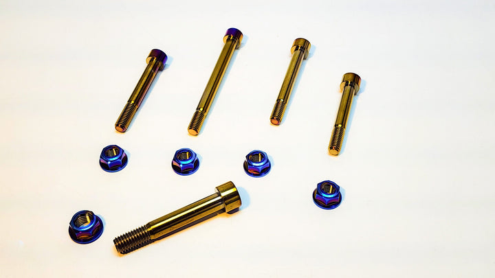 Titanium rear linkage bolt kit for Talaria Sting — full kit