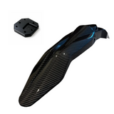 Talaria Front Fender in carbon finish — with mounting adapter plate