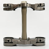 Pure Racing TRAXION Fork crown — top view showing clamp bolt pattern