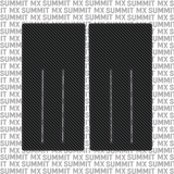 Talaria Sting battery decal by Summit MX — Carbon Fiber style