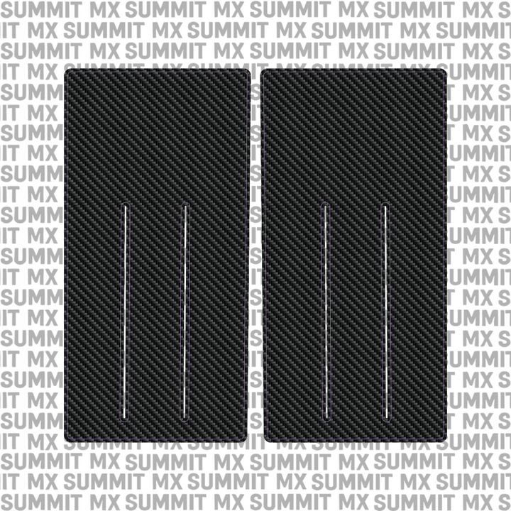Talaria Sting battery decal by Summit MX — Carbon Fiber style