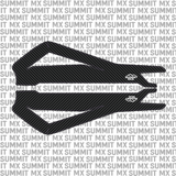 Talaria Sting swing arm decal by Summit MX — Carbon Fiber style option