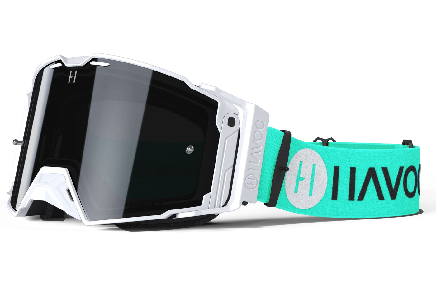 Tiffany Helios offroad goggle by Havoc for Surron and Talaria riders — magnetic quick-change lens
