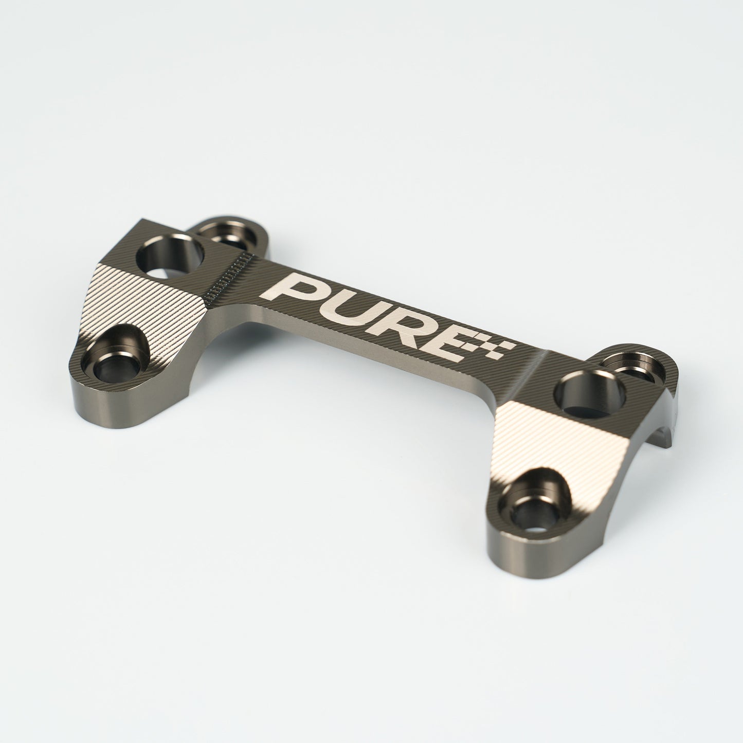 Pure Racing TRAXION Fork top stem — stem head and bearing interface detail