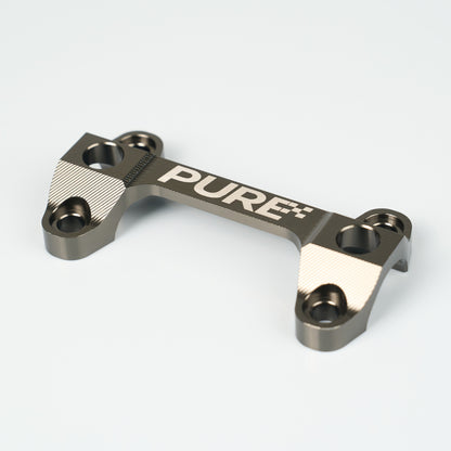 Pure Racing TRAXION Fork top stem — stem head and bearing interface detail