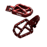 KyVex Billet Wide Foot Pegs - Ultra Bee Compatible