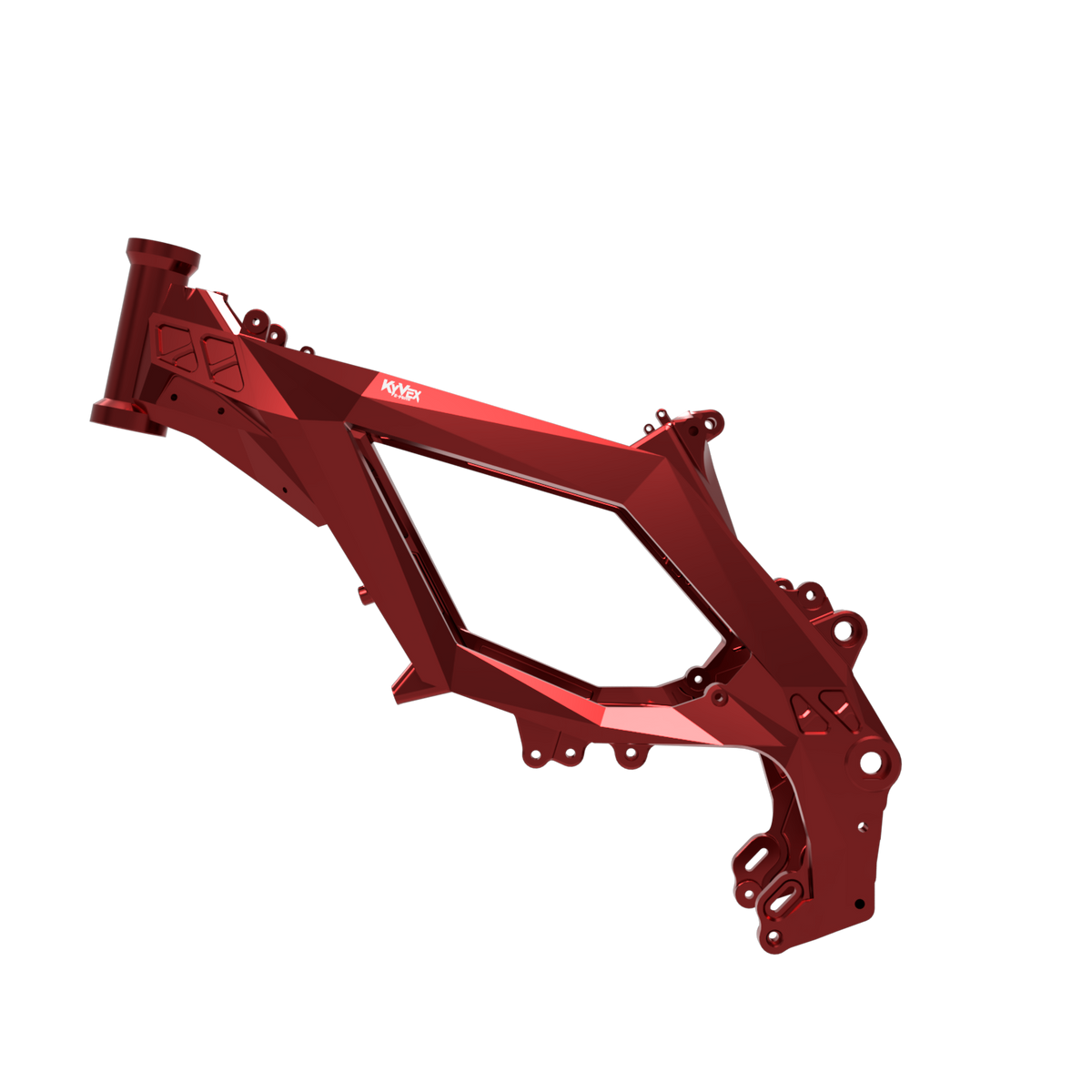 KyVex Billet Frame for Surron Ultra Bee — red side profile