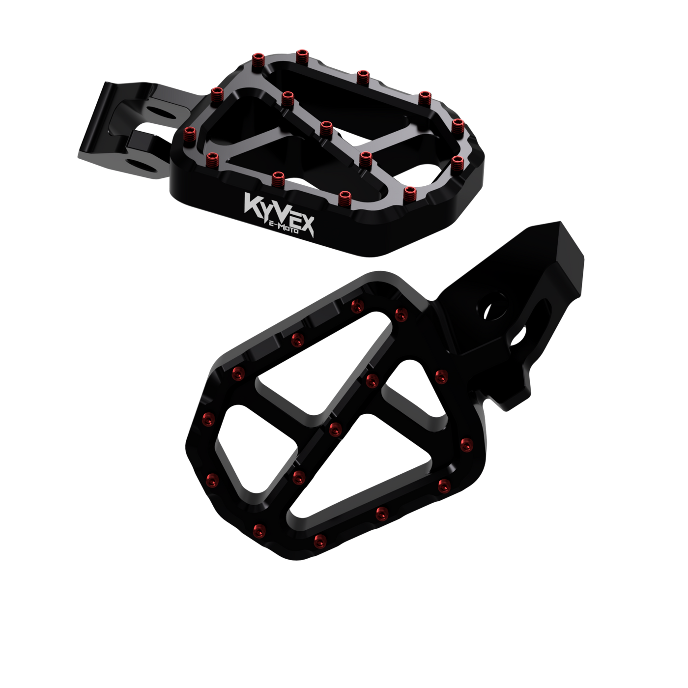 KyVex Billet Wide Foot Pegs - Ultra Bee Compatible