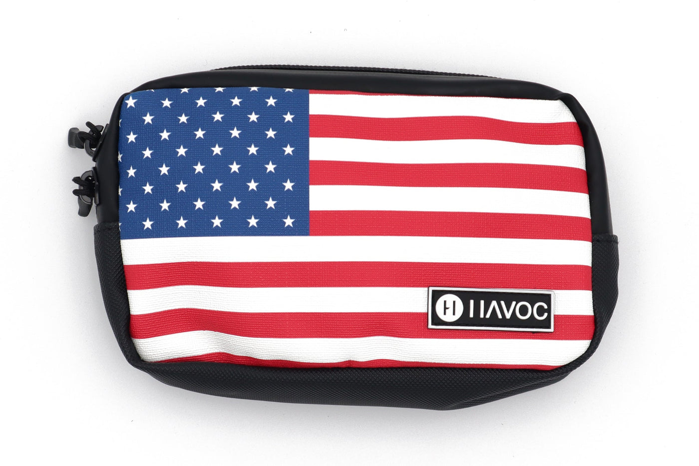 Havoc Bar Sack USA flag colorway — handlebar-mounted tool and accessory pouch for e-moto