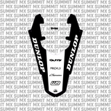 Surron Ultra Bee rear fender decal by Summit MX — Stripe style