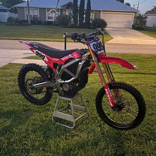 Surron Ultra Bee moto inspired graphics kit by Summit MX — full kit