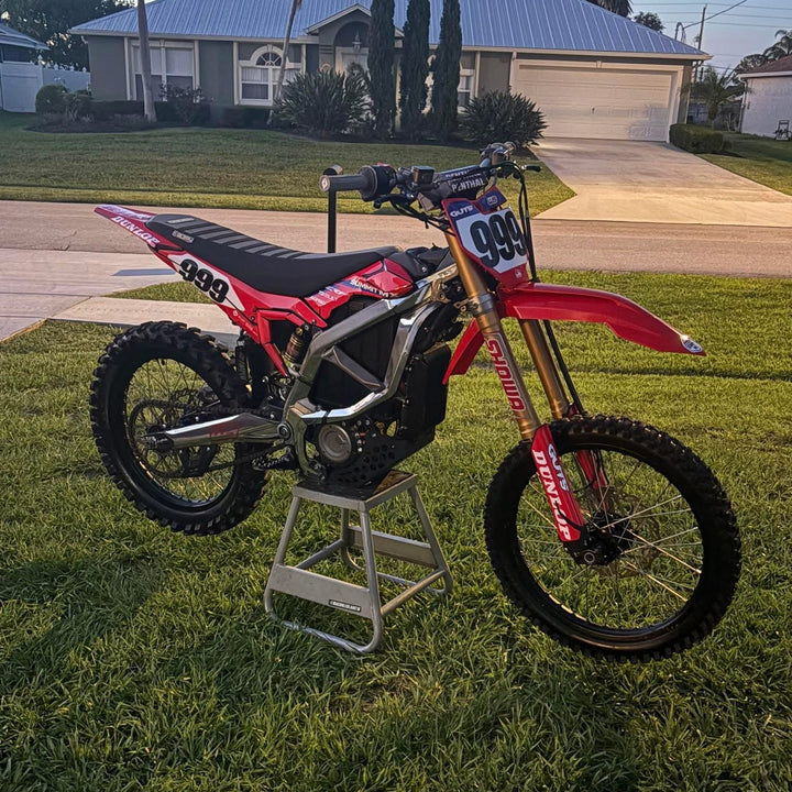 Surron Ultra Bee moto inspired graphics kit by Summit MX — full kit