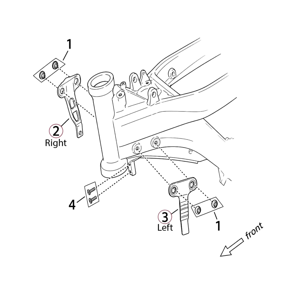 Surron Ultra Bee – Steering Block (Left / Right) | OEM