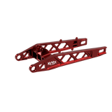 KyVex Billet Swingarm for Surron Ultra Bee — red finish side view