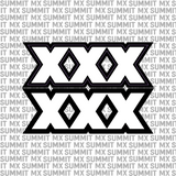 Talaria x3 "XXX" Fork Tube Decal