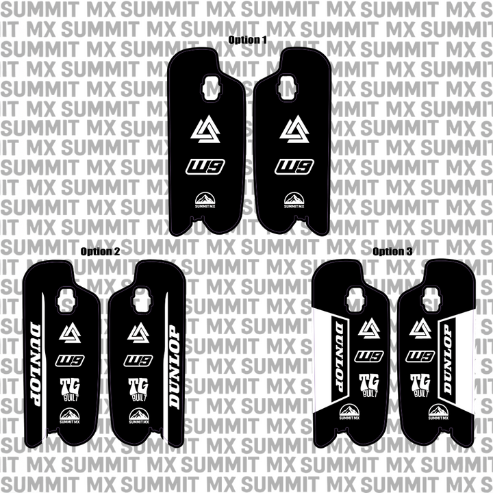 Fastace ALX13RC fork guard decal — custom vinyl for Surron and Talaria builds