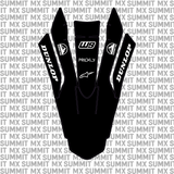Surron Ultra Bee front fender decal by Summit MX — premium laminated vinyl