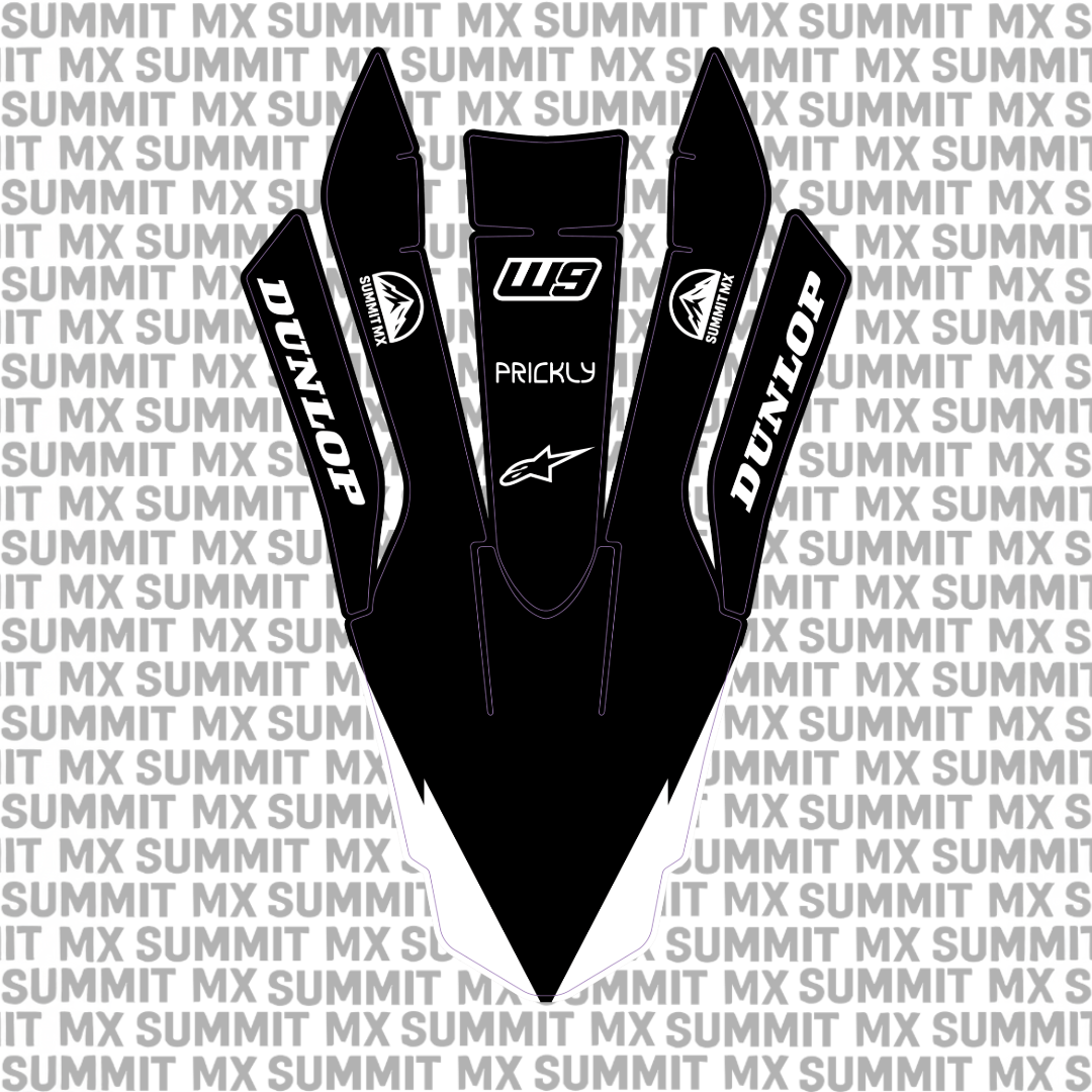 Surron Ultra Bee front fender decal by Summit MX — Outline style