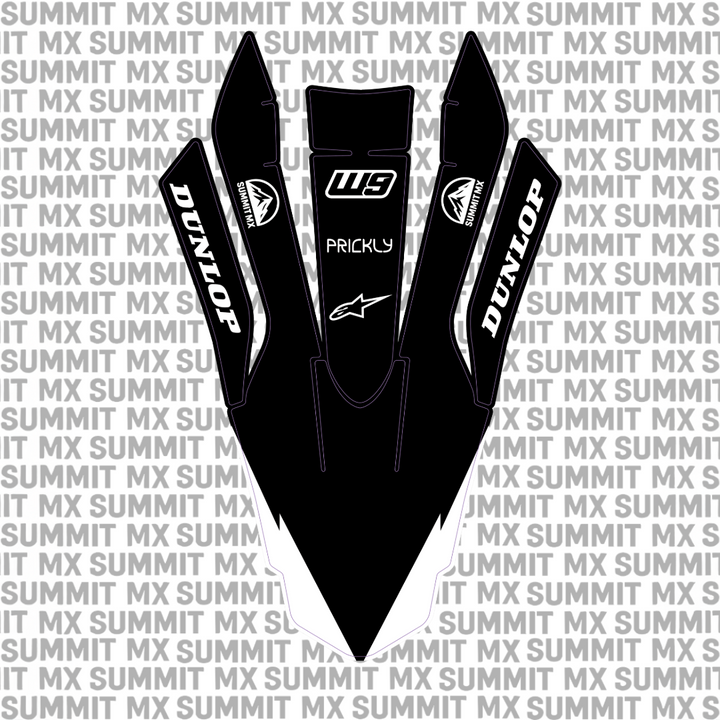 Surron Ultra Bee front fender decal by Summit MX — Outline style