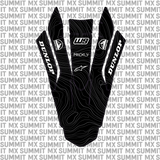 Surron Ultra Bee front fender decal by Summit MX — Cherry Blossom style