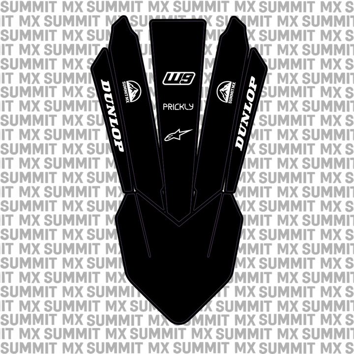 KTM 85 front fender decal for Surron Ultra Bee — decal design