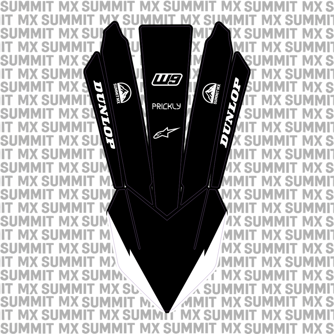 KTM 85 front fender decal for Surron Ultra Bee — Standard style