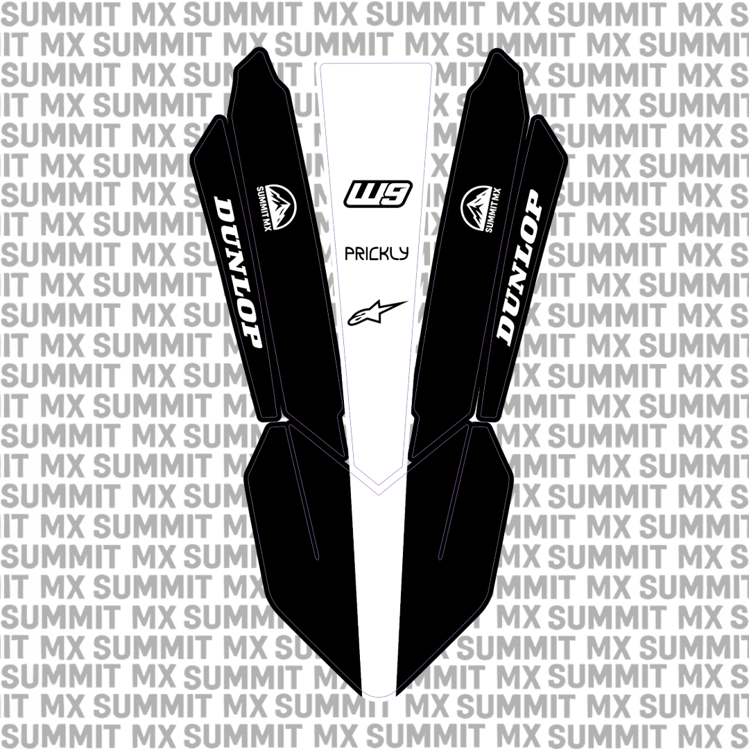 KTM 85 front fender decal for Surron Ultra Bee — Outline style