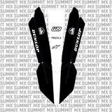 KTM 85 front fender decal for Surron Ultra Bee — Outline style