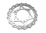 Heavy Hitter 240mm stainless brake rotor for Surron Ultra Bee, installed