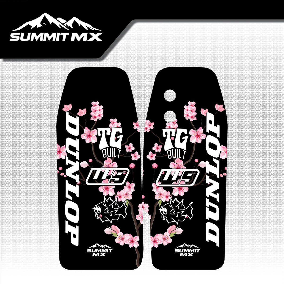 Cherry Blossom Decal for Tutio Fork Guards