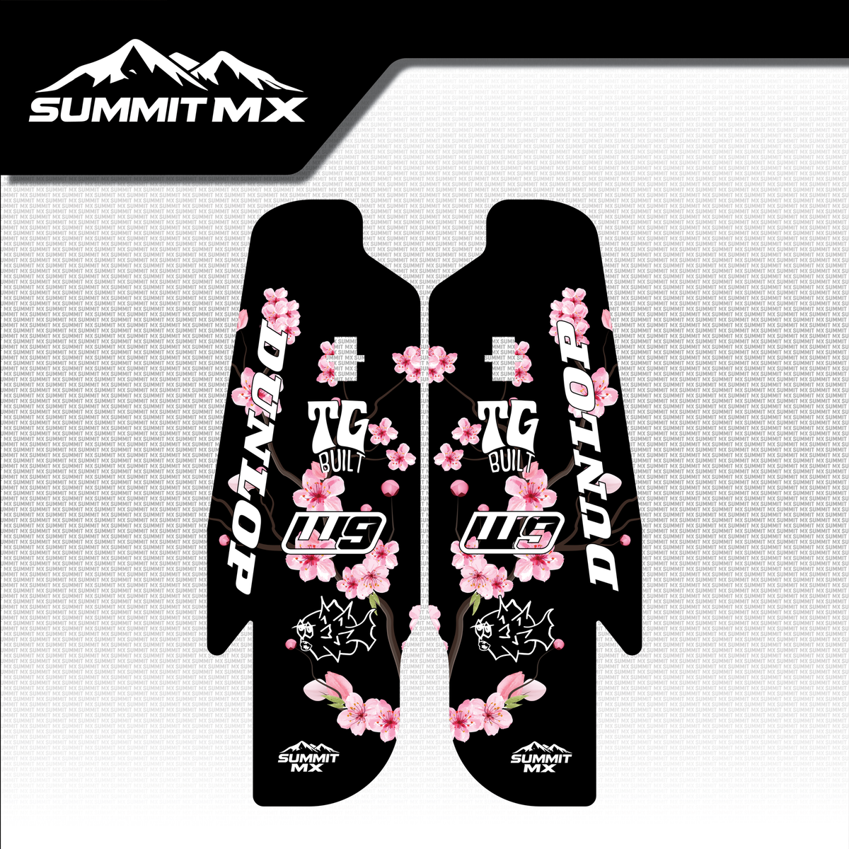 Cherry Blossom Decal for RFloXa/Fastace Gravitee Fork Guards