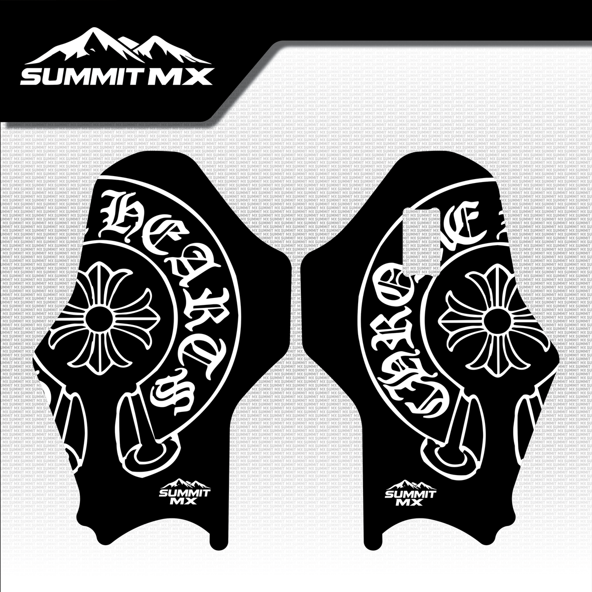 Chrome Hearts Decal for Hyper Bee Fork Guards