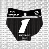 Vertex Number Plate Decal