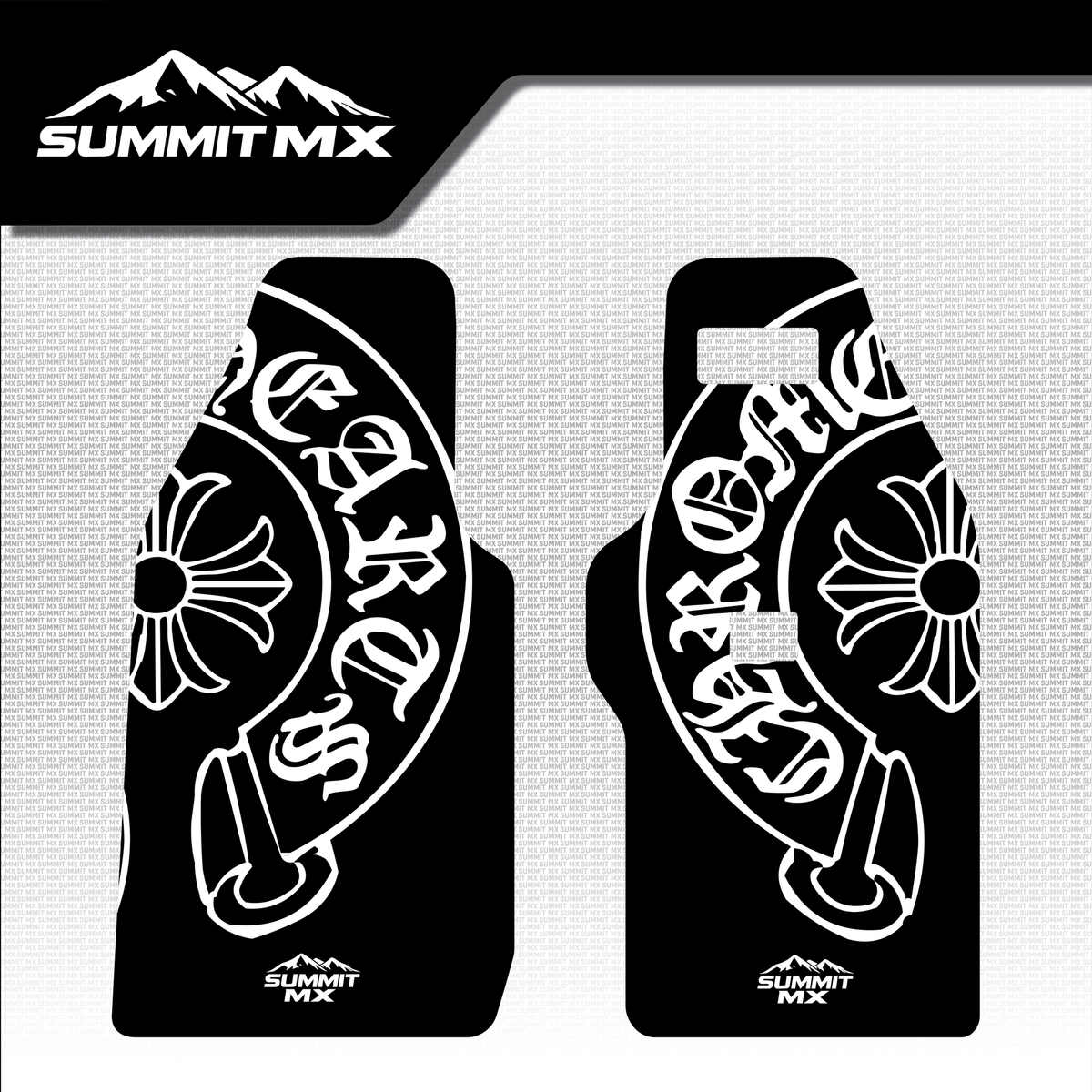 Chrome Hearts Decal for Storm Bee Fork Guards