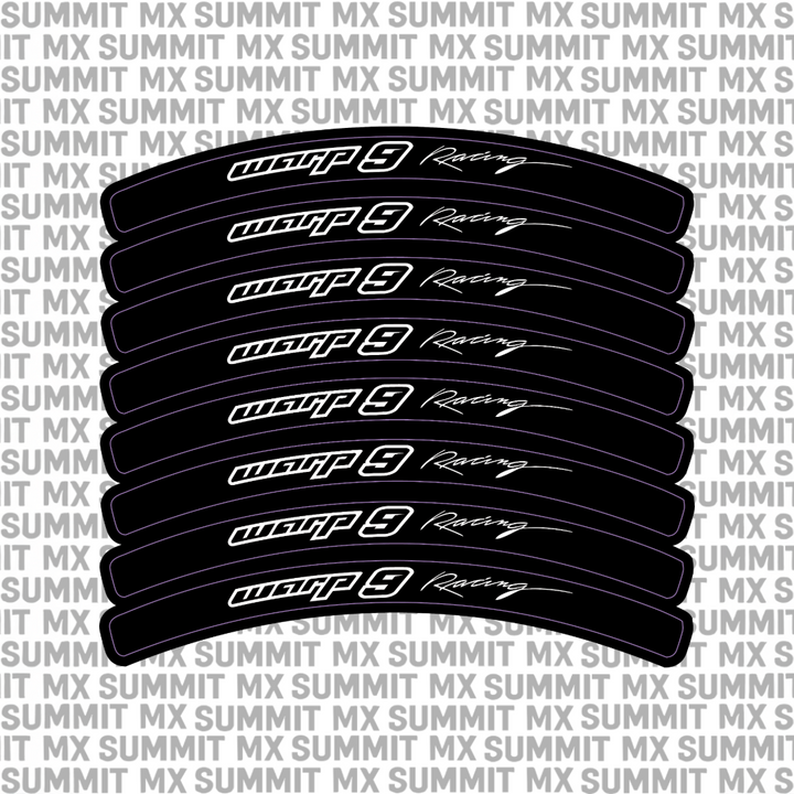 Warp 9 Rim Decals