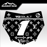 LV Number Plate Decal