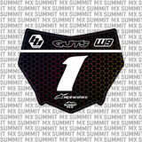 Hex Number Plate Decal