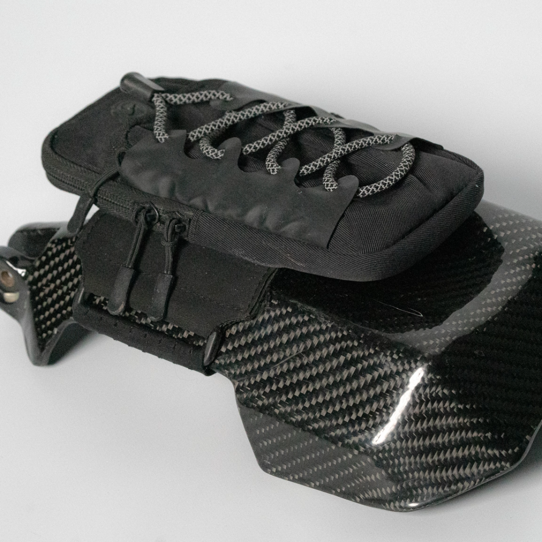 Phone bag for Surron Light Bee X — mounted storage pouch