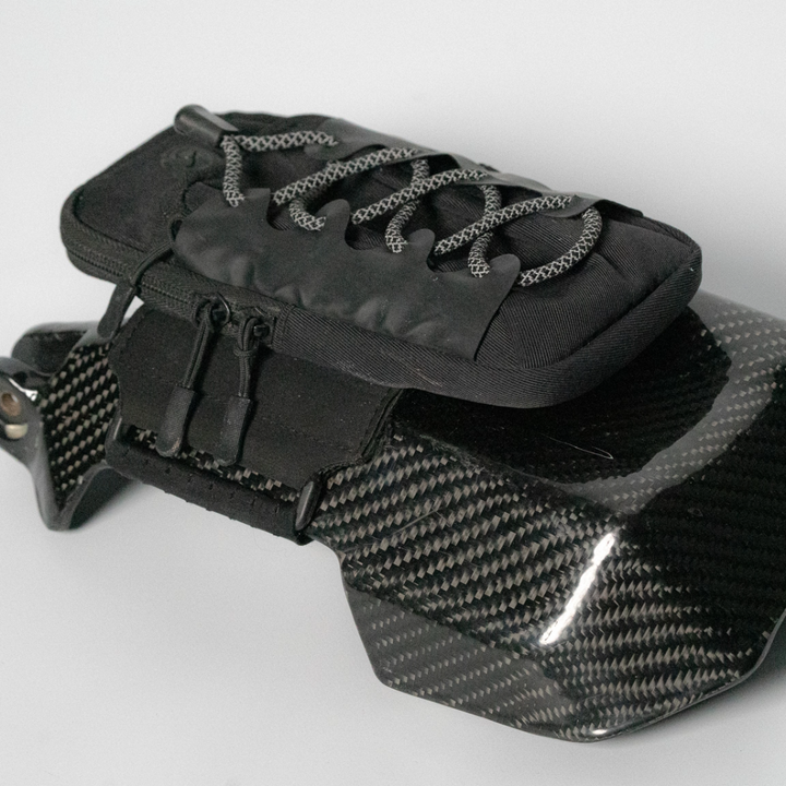 Phone bag for Surron Light Bee X — mounted storage pouch