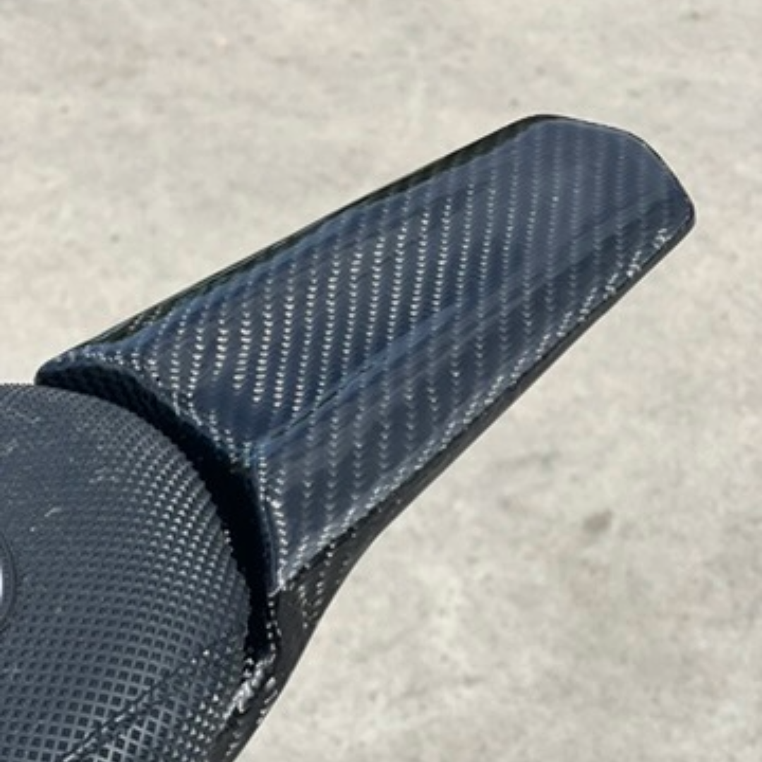 E-Ride Pro Carbon Fiber Rear Fender — side profile view
