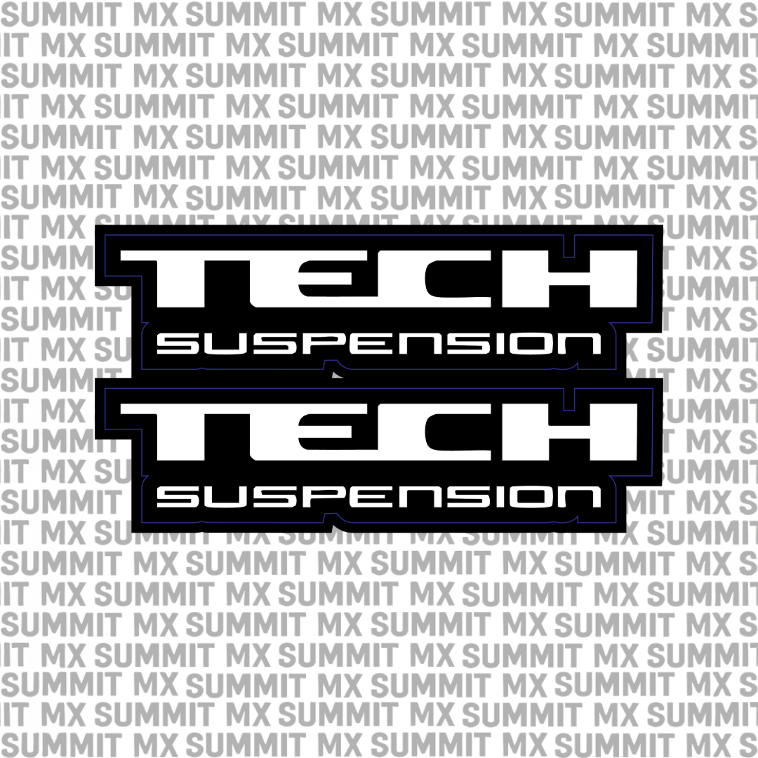 Tech fork tube decal for Surron Talaria e-moto — UV-resistant weatherproof vinyl